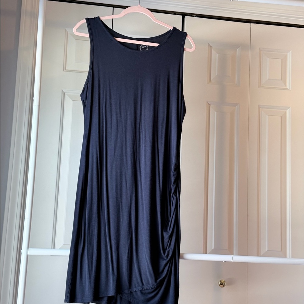 Maurices Elegant Navy Asymmetrical Dress